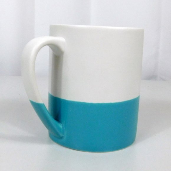 Starbucks Hand Dipped Siren Etched Coffee Mug 14 oz Blue White 2014 - Picture 4 of 8